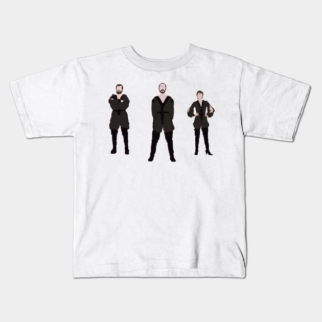 Zod, Ursa, and Non Kids T-Shirt by FutureSpaceDesigns